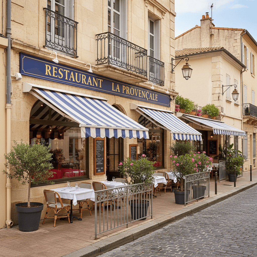 Restaurant à Toulon : terrasse - extraction