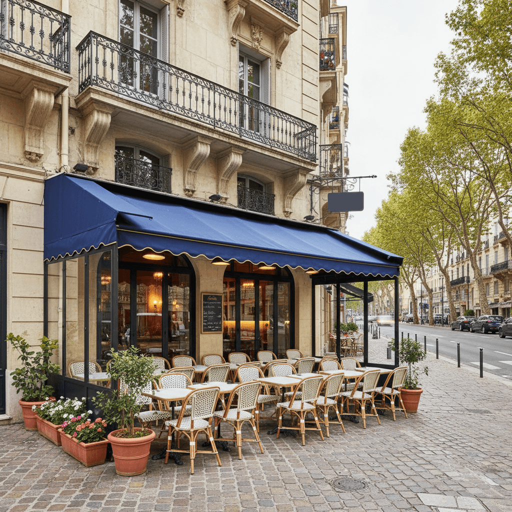 Restaurant à Nice : terrasse - licence IV