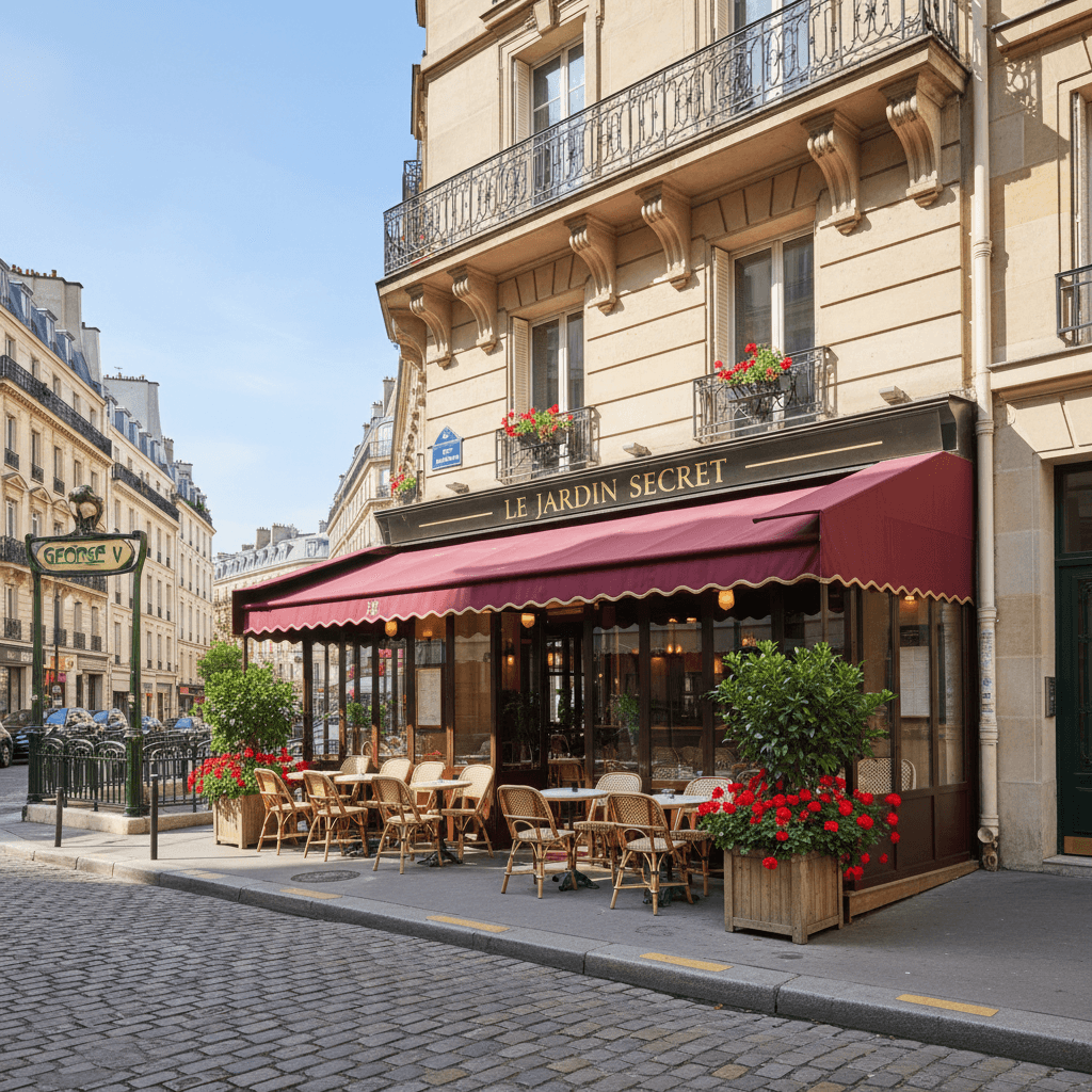 Restaurant 100m² à Paris : terrasse