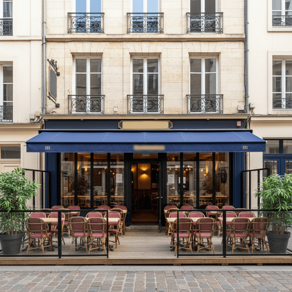 Restaurant 102m² à Nantes : terrasse - licence IV