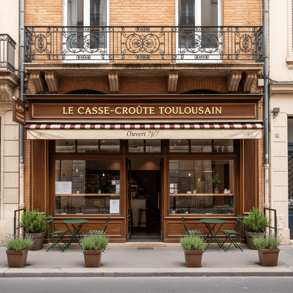 Fast-food 40m² à Toulouse : extraction