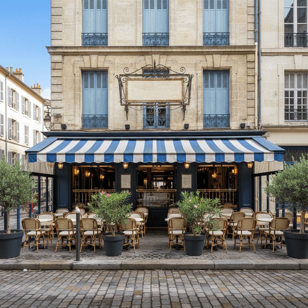 Bar-brasserie 104m² à Toulon : terrasse - licence IV