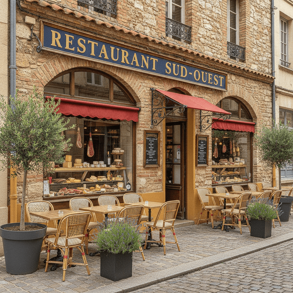 Restaurant 108m² à Toulouse : terrasse - licence IV