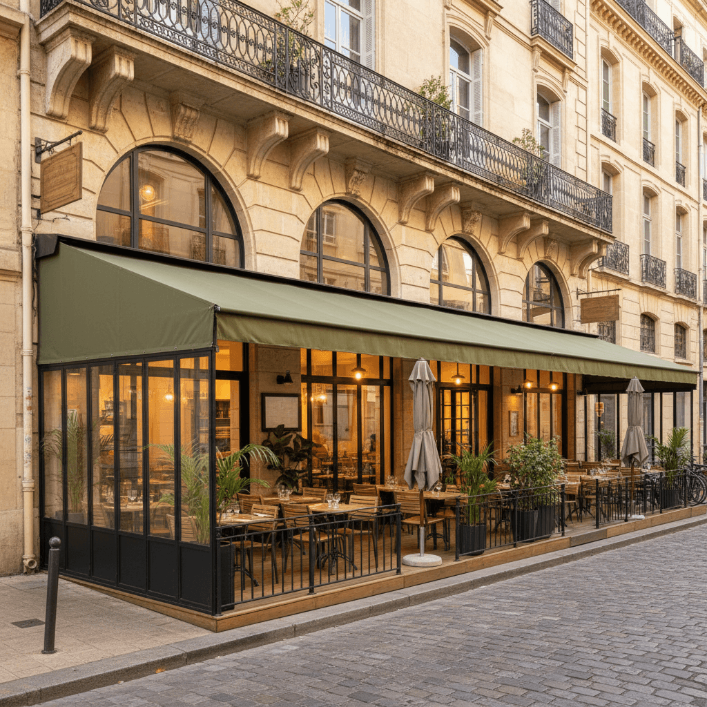 Restaurant 120m² à Montpellier : terrasse - licence IV