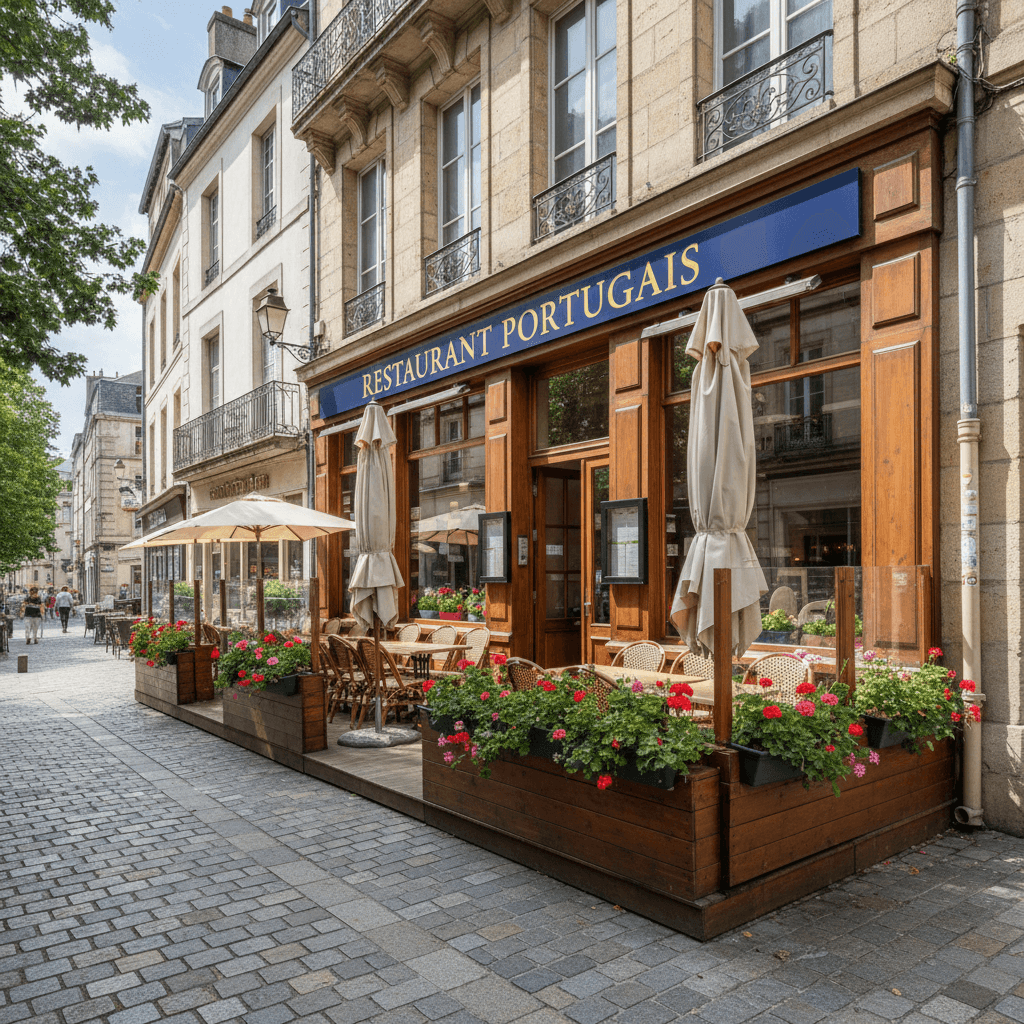 Restaurant 45m² à Nantes : terrasse