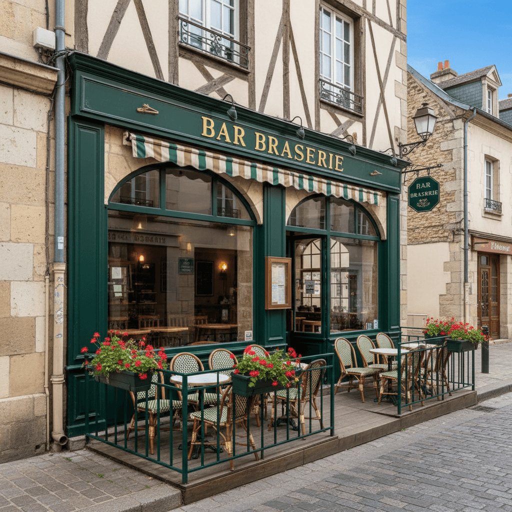 Bar-brasserie 165m² à Clermont-Ferrand : terrasse - licence IV