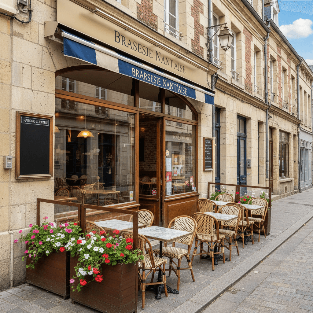 Bar-brasserie 300m² à Nantes : terrasse - licence IV