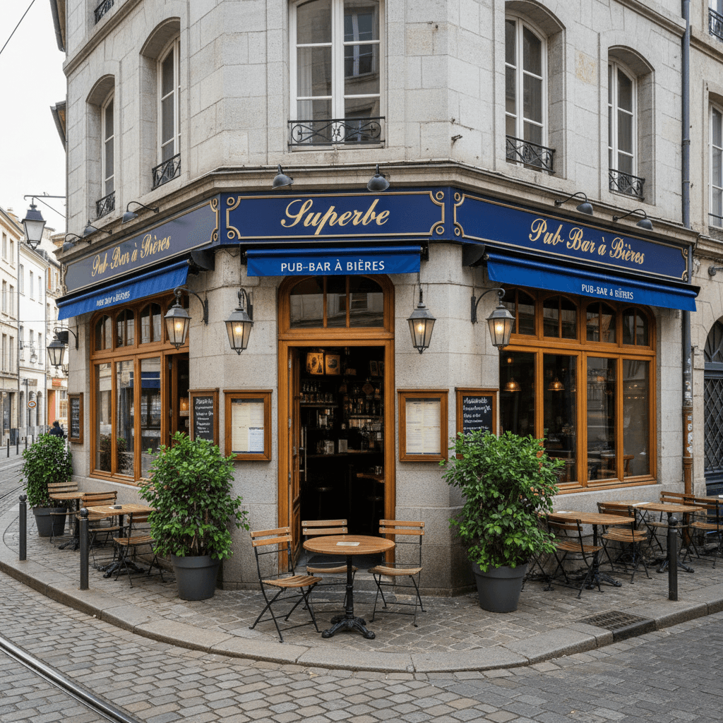 Bar-brasserie à Grenoble : terrasse - licence IV