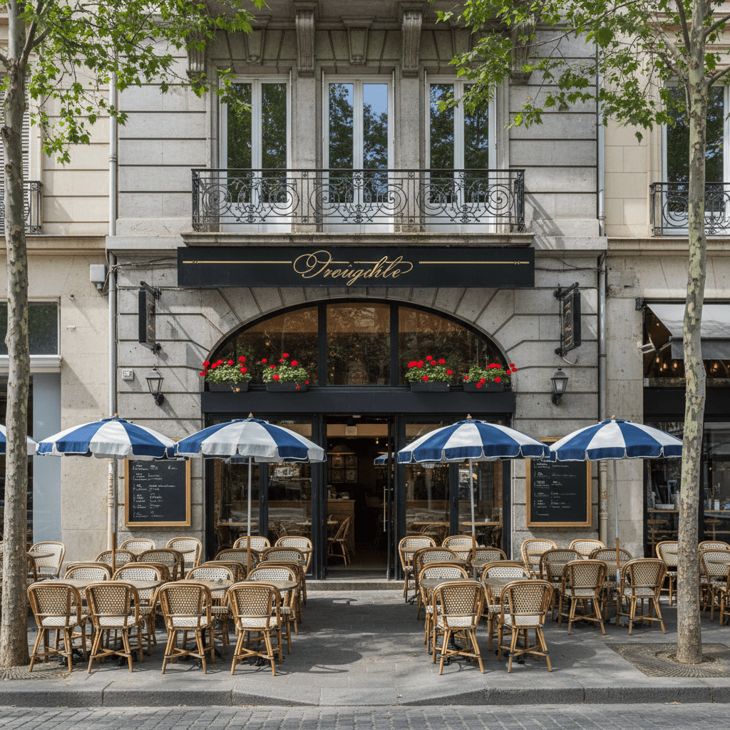 Restaurant 96m² à Lyon : terrasse - extraction