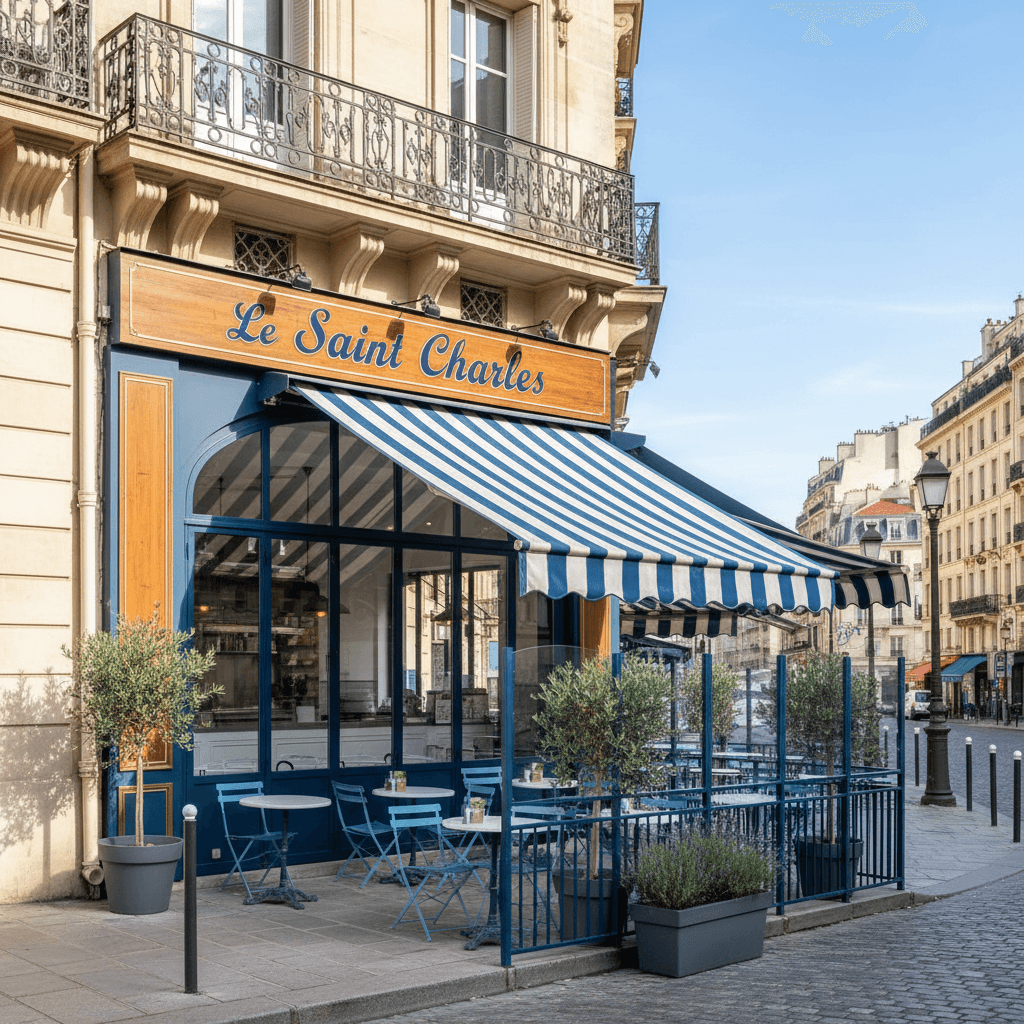 Fast-food 172m² à Marseille : terrasse - licence IV