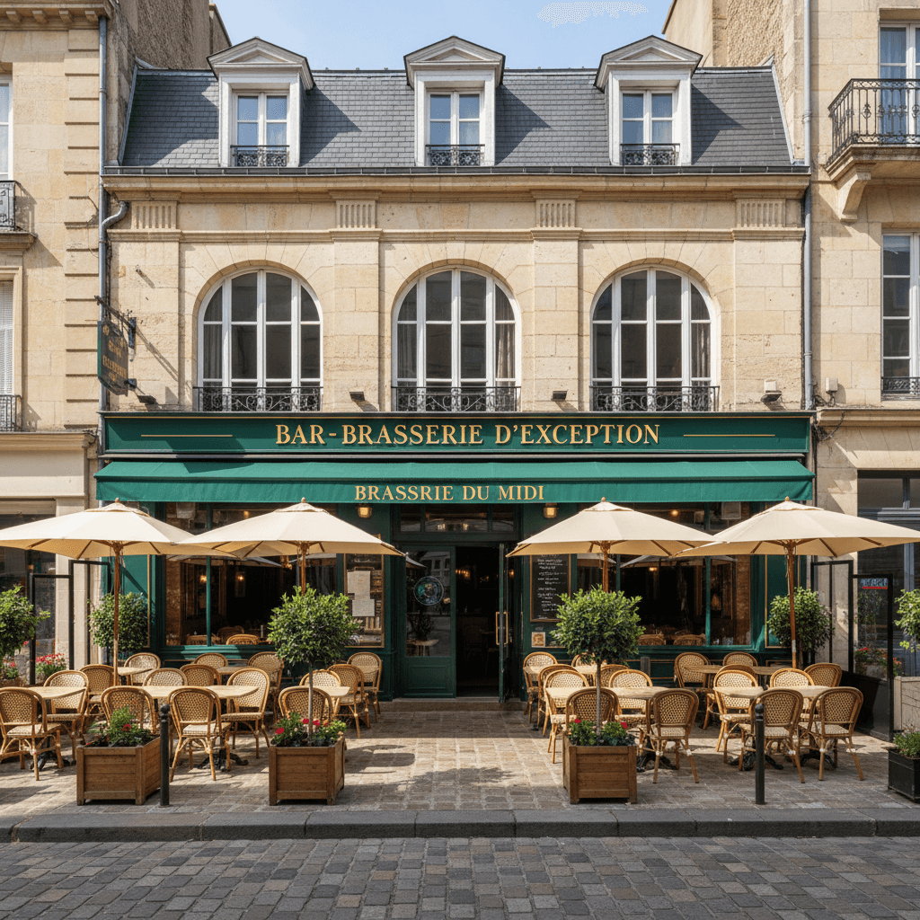 Bar-brasserie à Angers : terrasse - licence IV