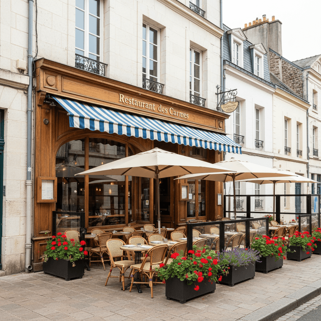 Restaurant 60m² à Nantes : terrasse - licence IV