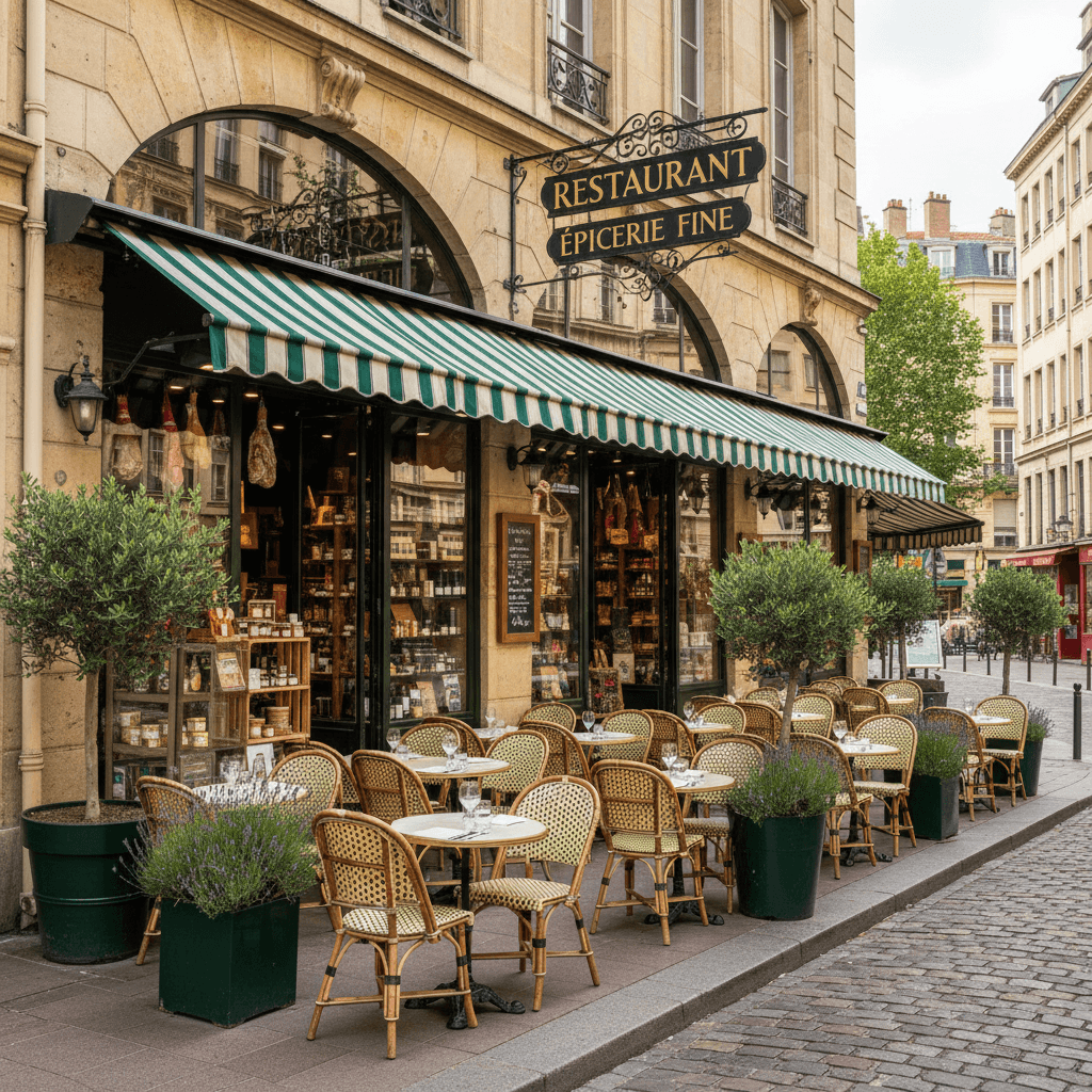 Restaurant 200m² à Lyon : terrasse - extraction
