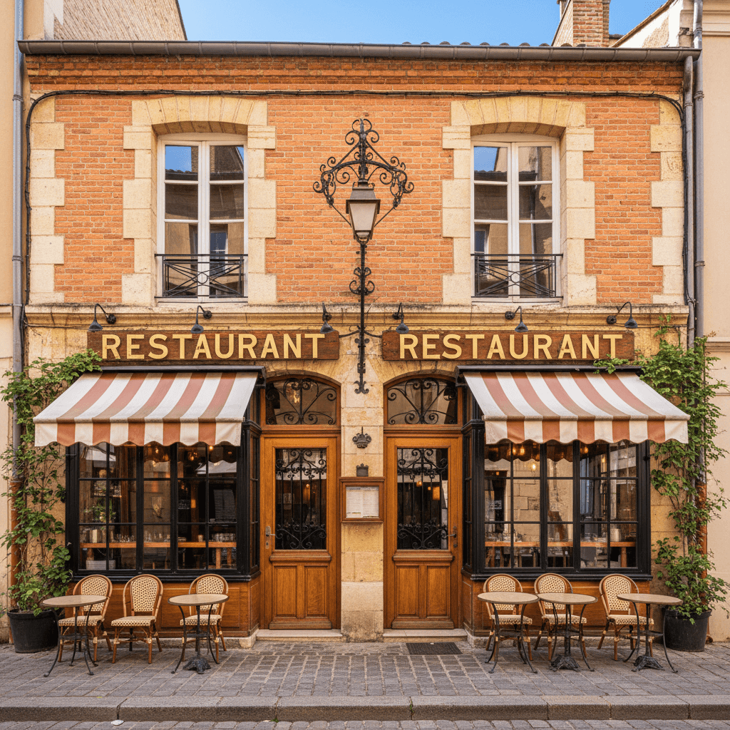 Restaurant 100m² à Toulouse : terrasse - extraction