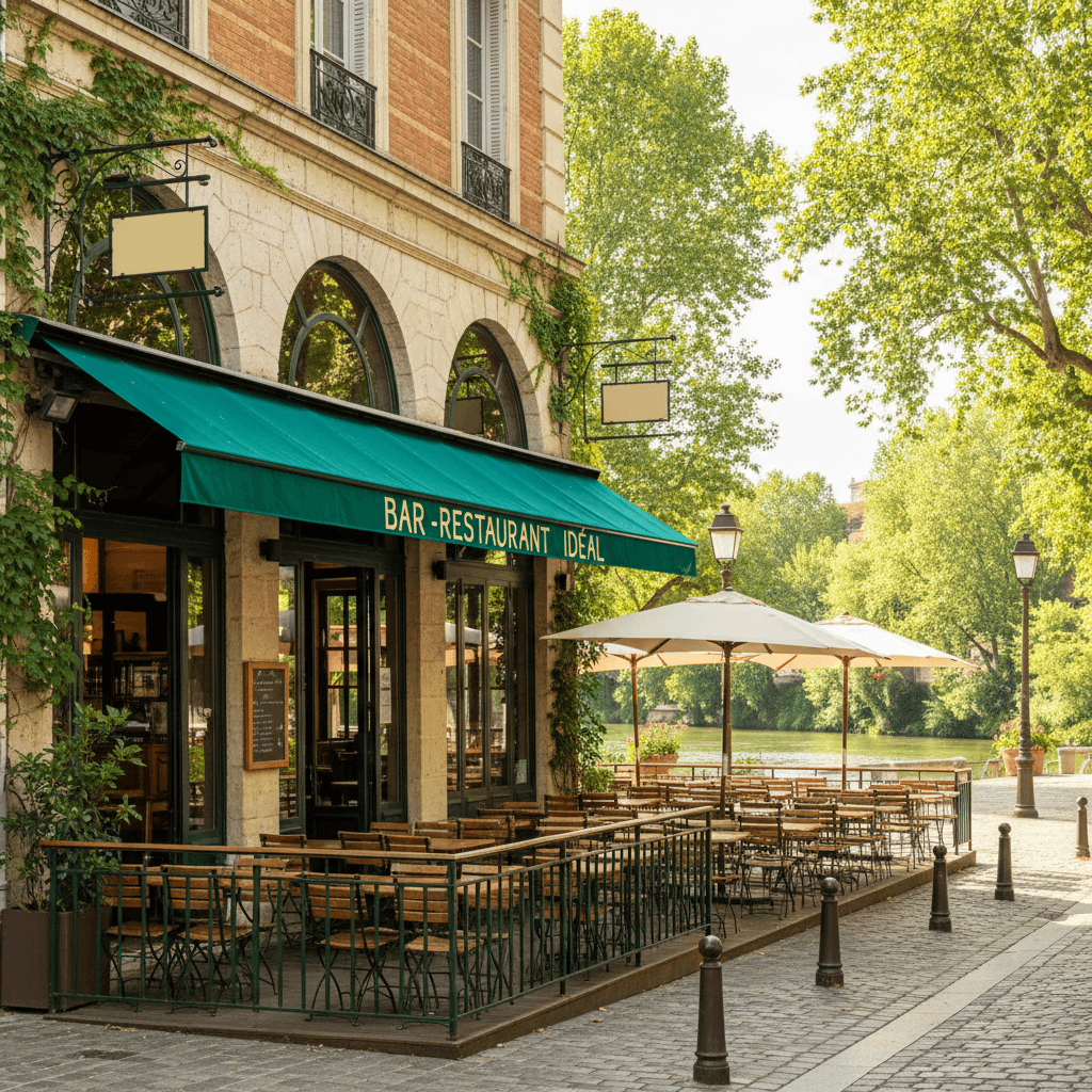 Bar-brasserie à Toulouse : terrasse - licence IV