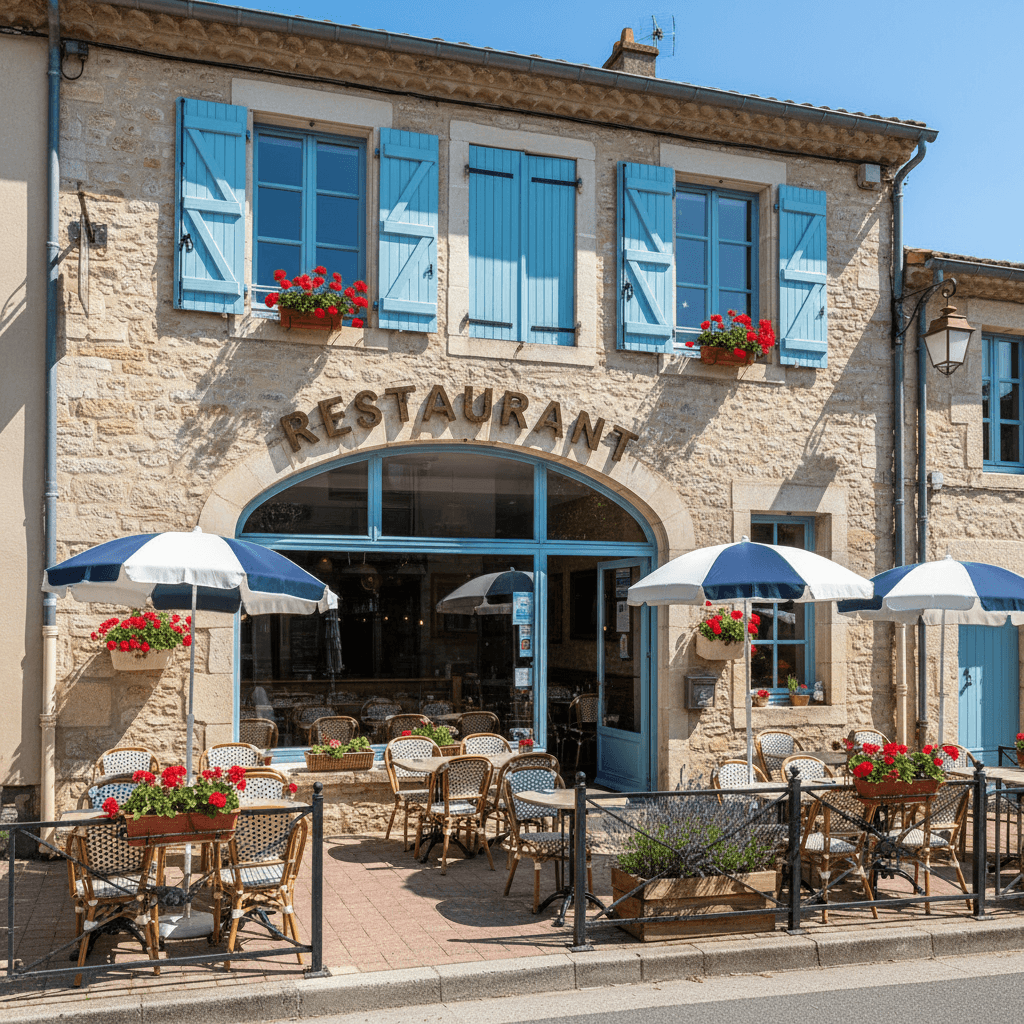 Restaurant 200m² à Lablachère : terrasse