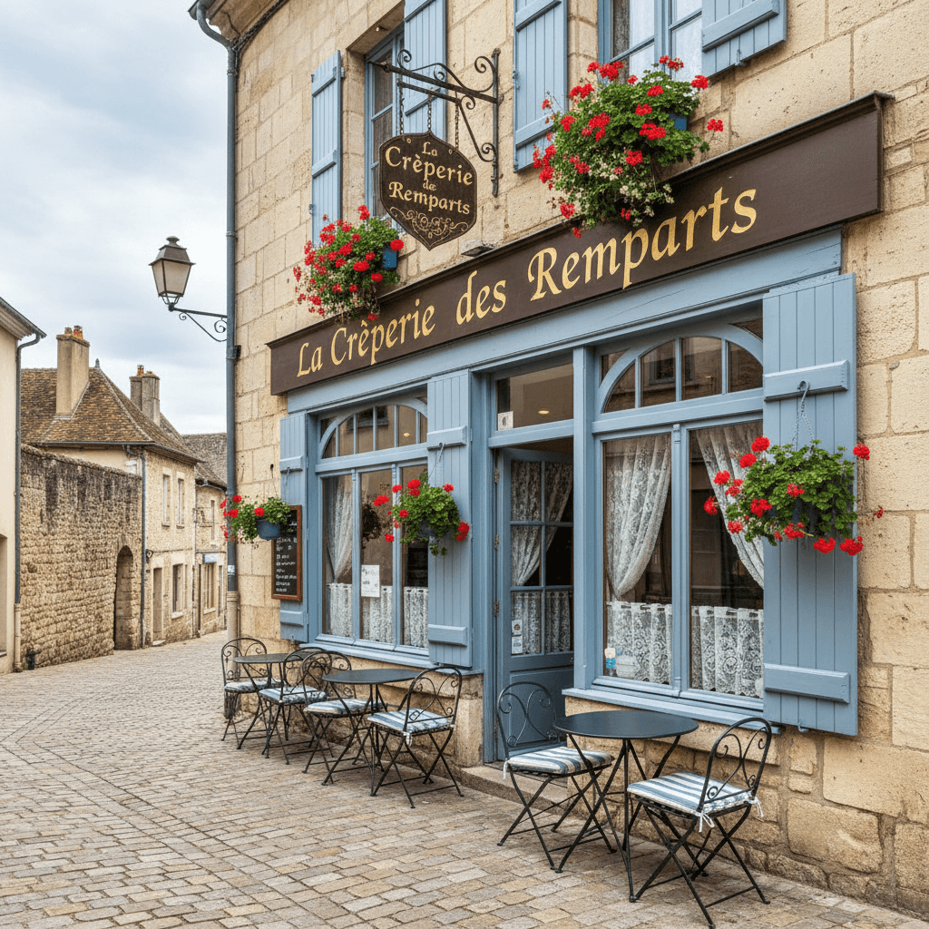 Restaurant 50m² à Autun : terrasse