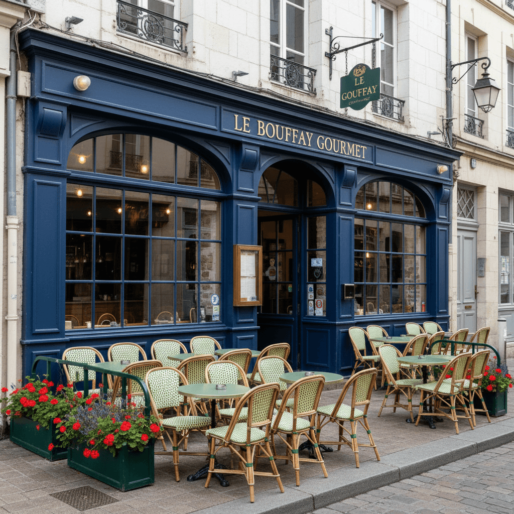 Restaurant 140m² à Nantes : terrasse - extraction