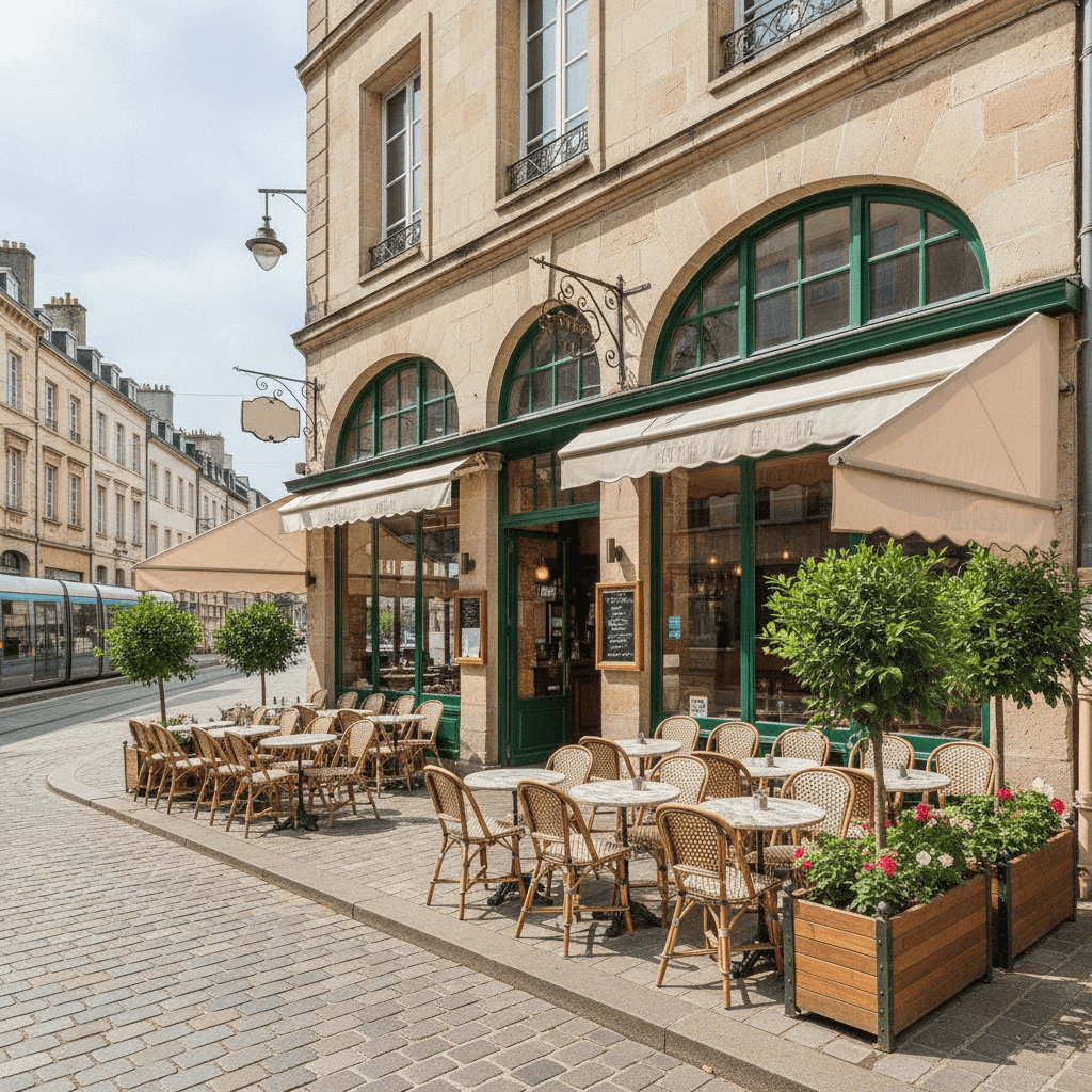 Restaurant 160m² à Clermont-Ferrand : terrasse - licence IV