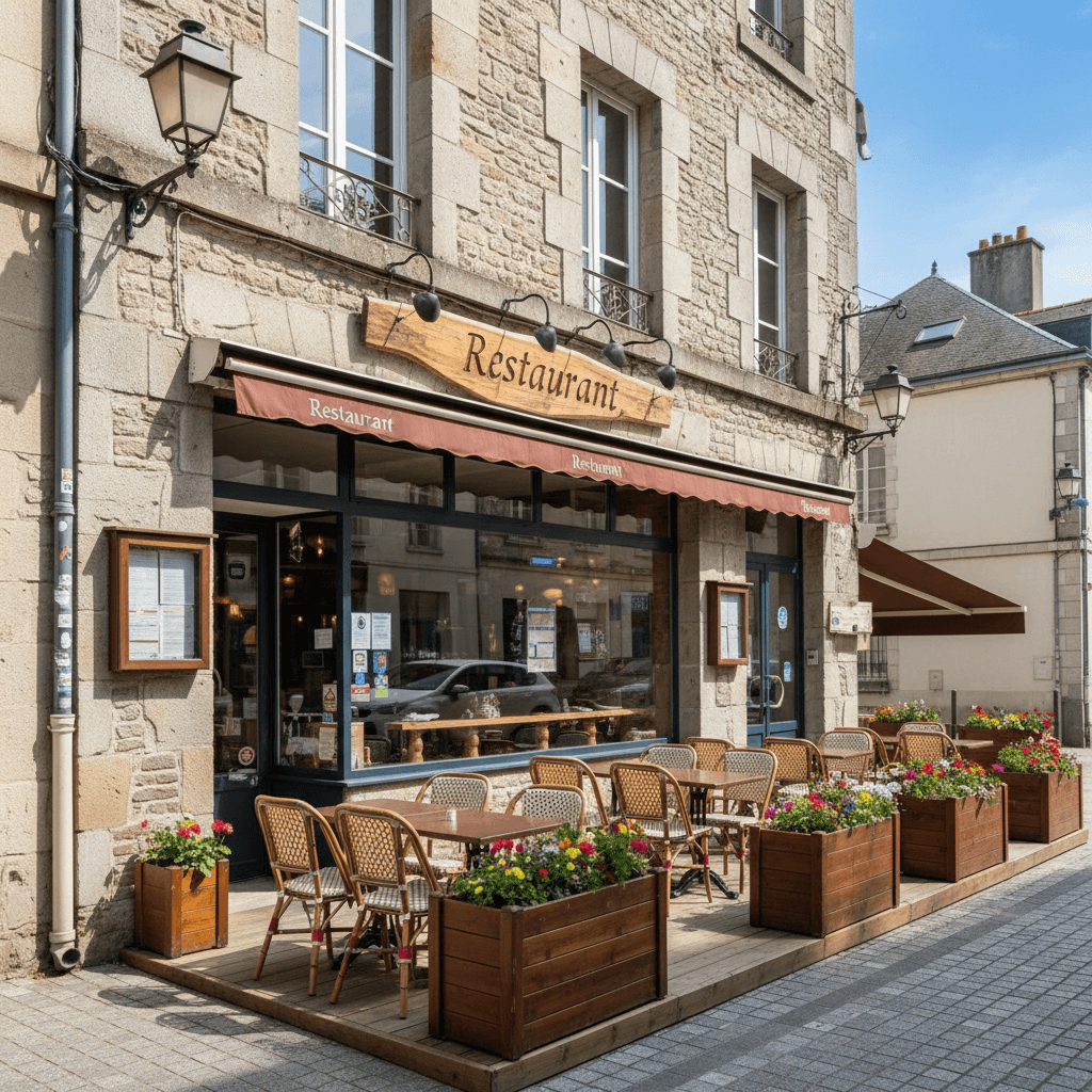 Restaurant 80m² à Nantes : extraction - cuisine équipée