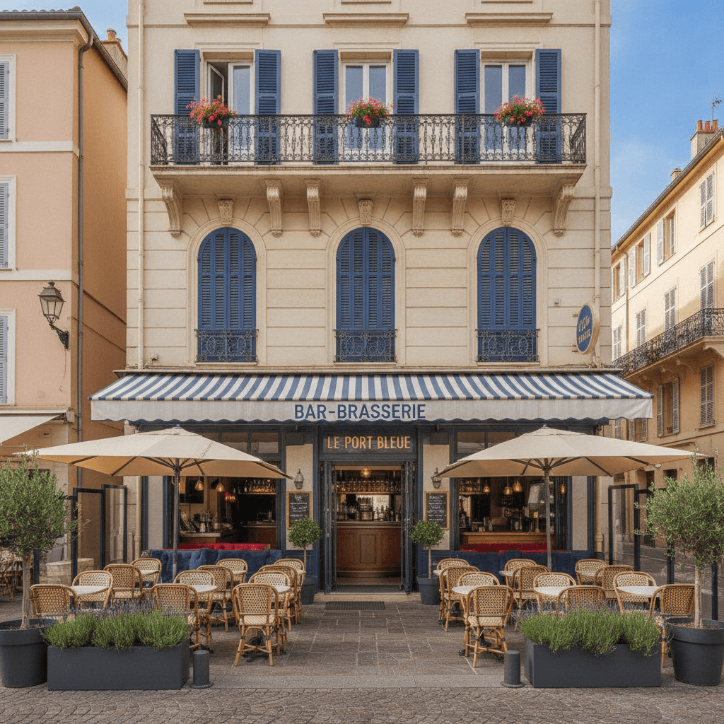 Bar-brasserie 170m² à Nice : terrasse - licence IV