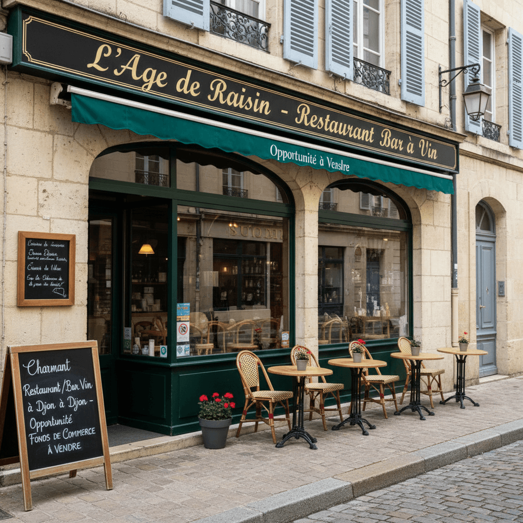 Restaurant à Dijon : terrasse - extraction