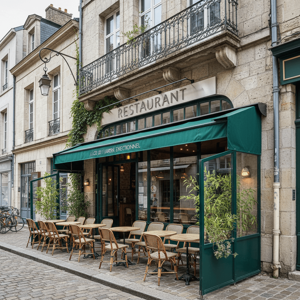 Restaurant au cœur de Nantes avec jardin exceptionnel