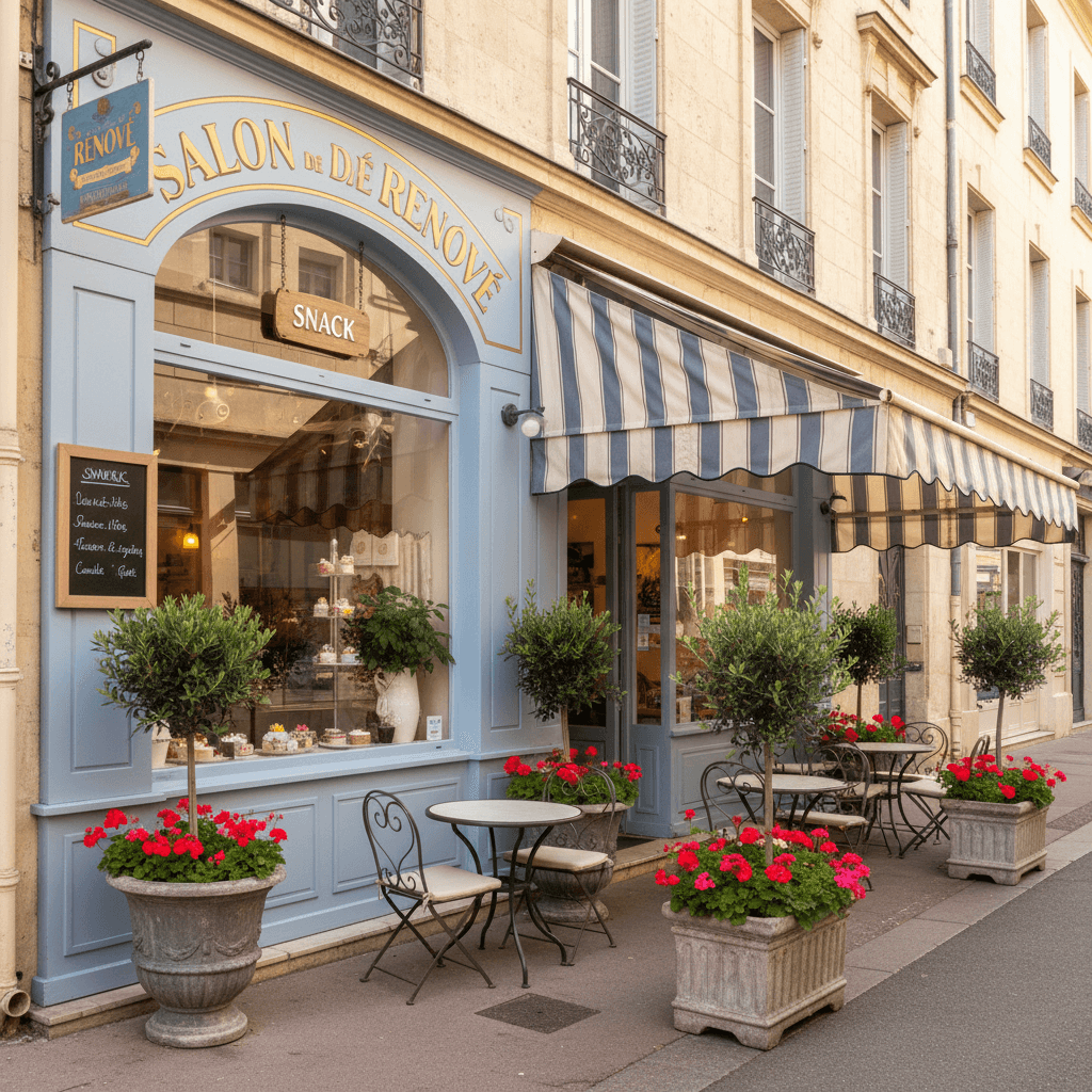Snack 159m² à Montpellier : terrasse - cuisine équipée