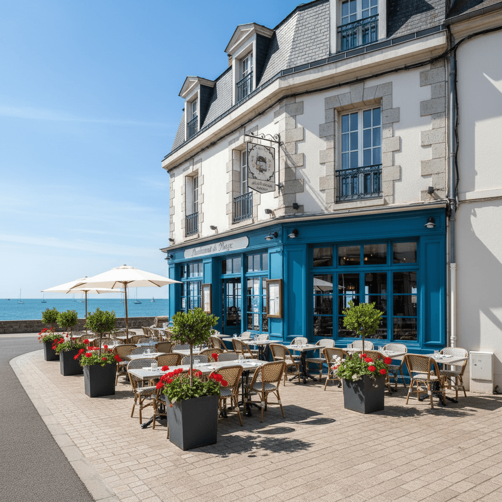 Restaurant 90m² à Nantes : terrasse - licence IV