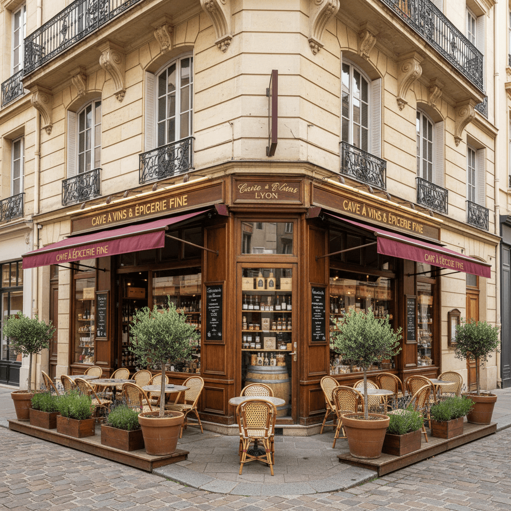 Cave à vins et Épicerie Fine avec Terrasse à Lyon