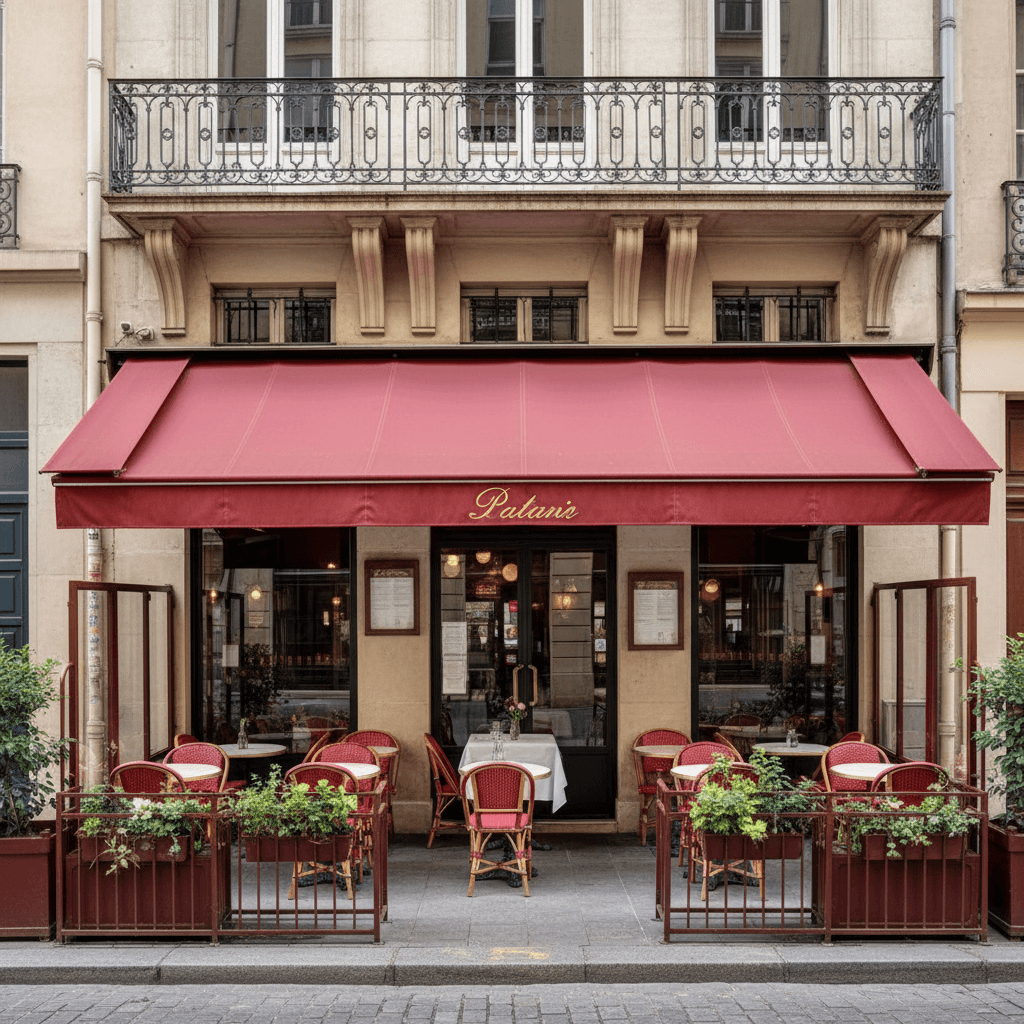Restaurant 110m² à Lyon : terrasse - extraction