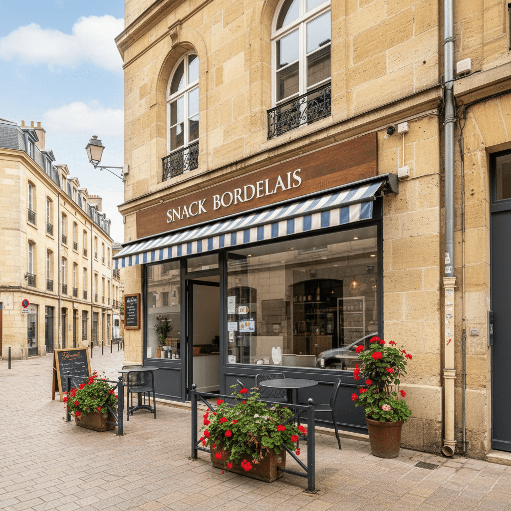 Snack 70m² à Bordeaux : extraction