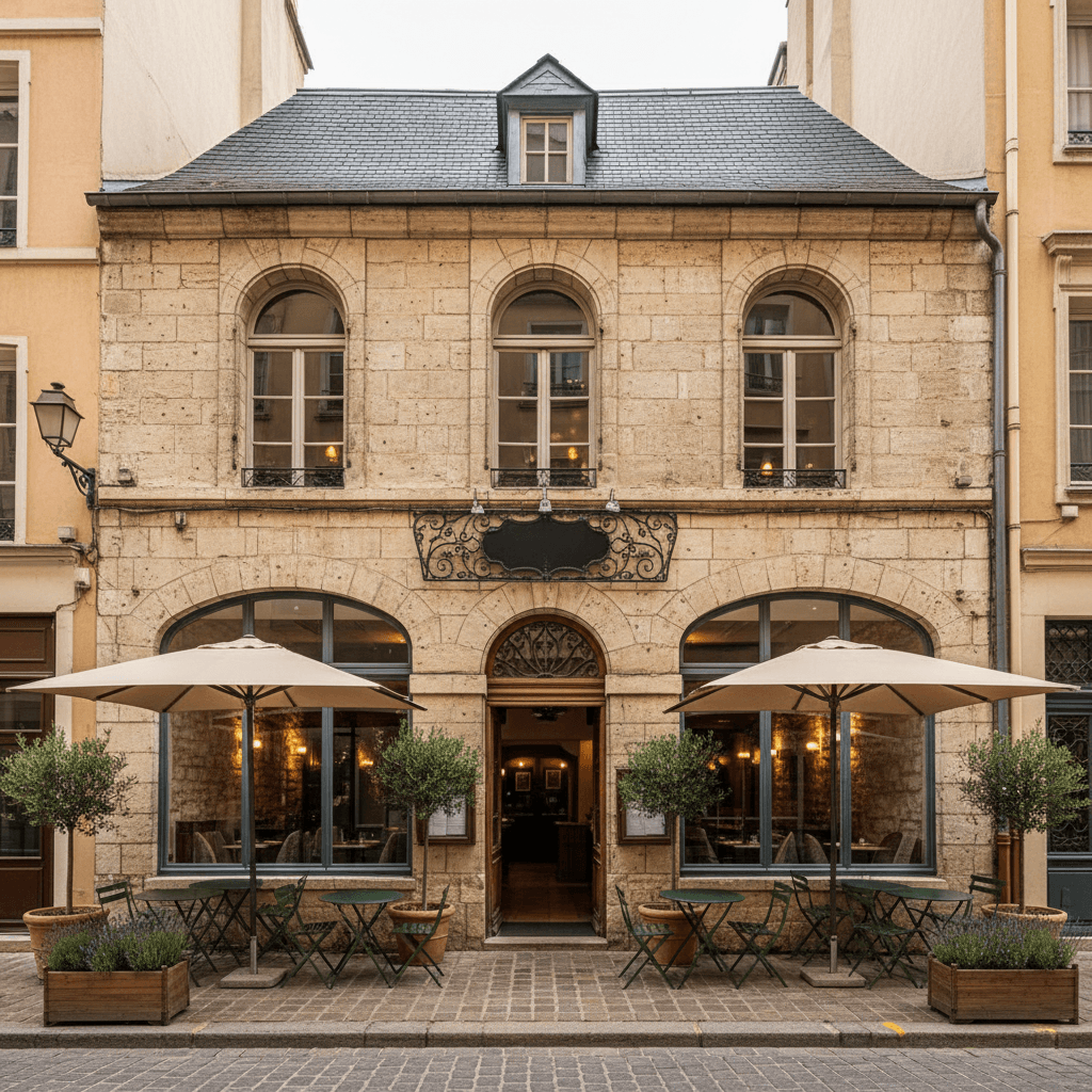 Restaurant à Lyon : terrasse - extraction