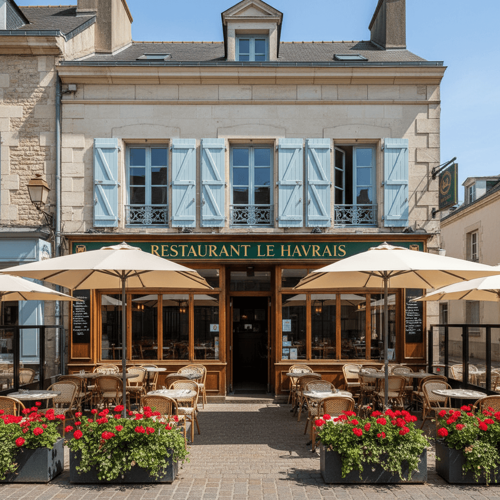 Restaurant 70m² à Le Havre : terrasse - licence IV