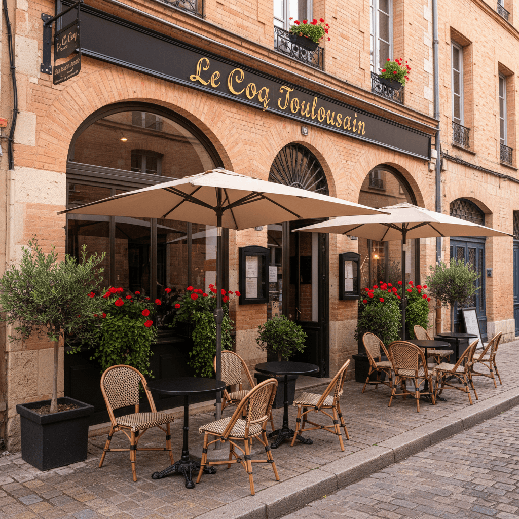 Restaurant 77m² à Toulouse : terrasse - licence IV