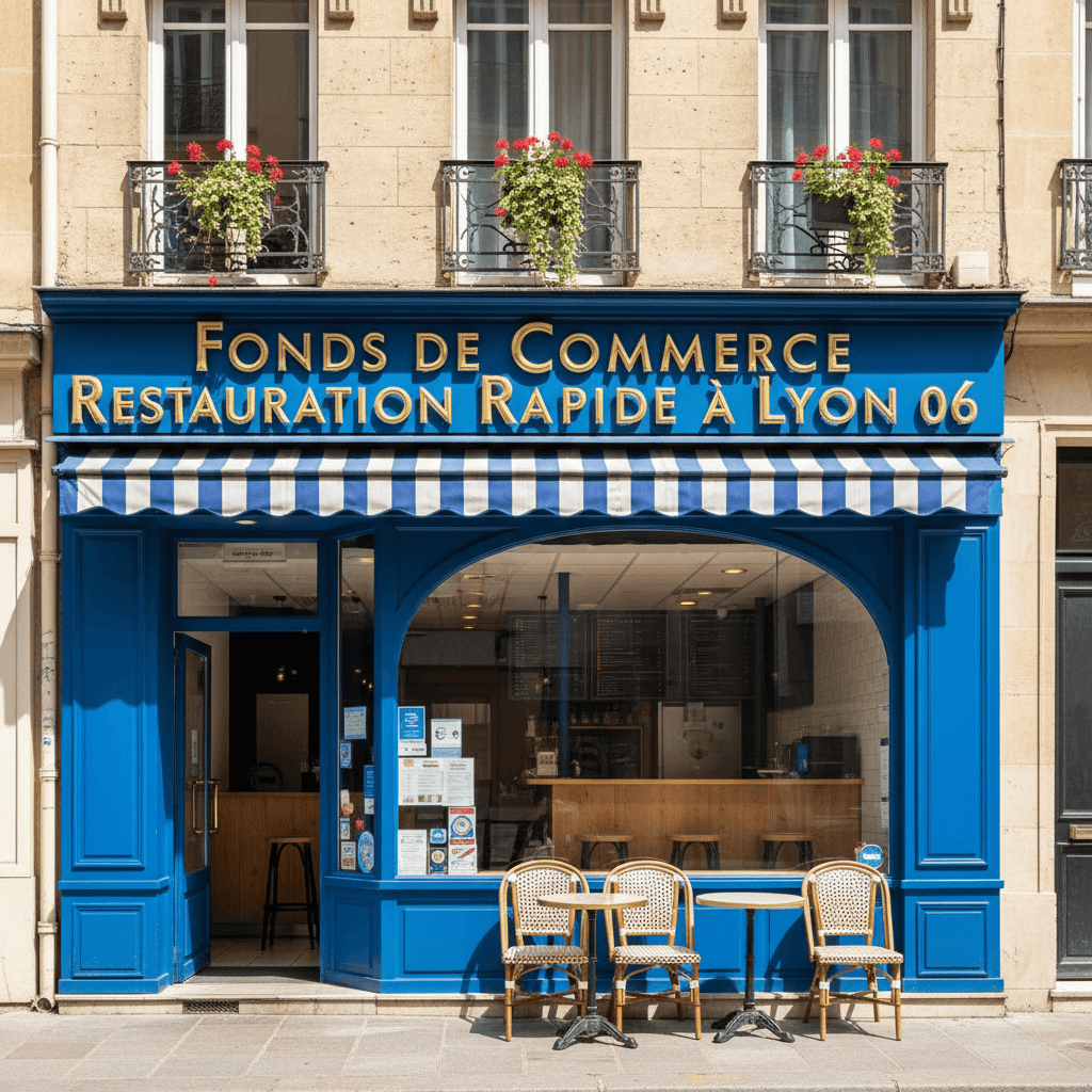 Fast-food 90m² à Lyon : extraction - cuisine équipée