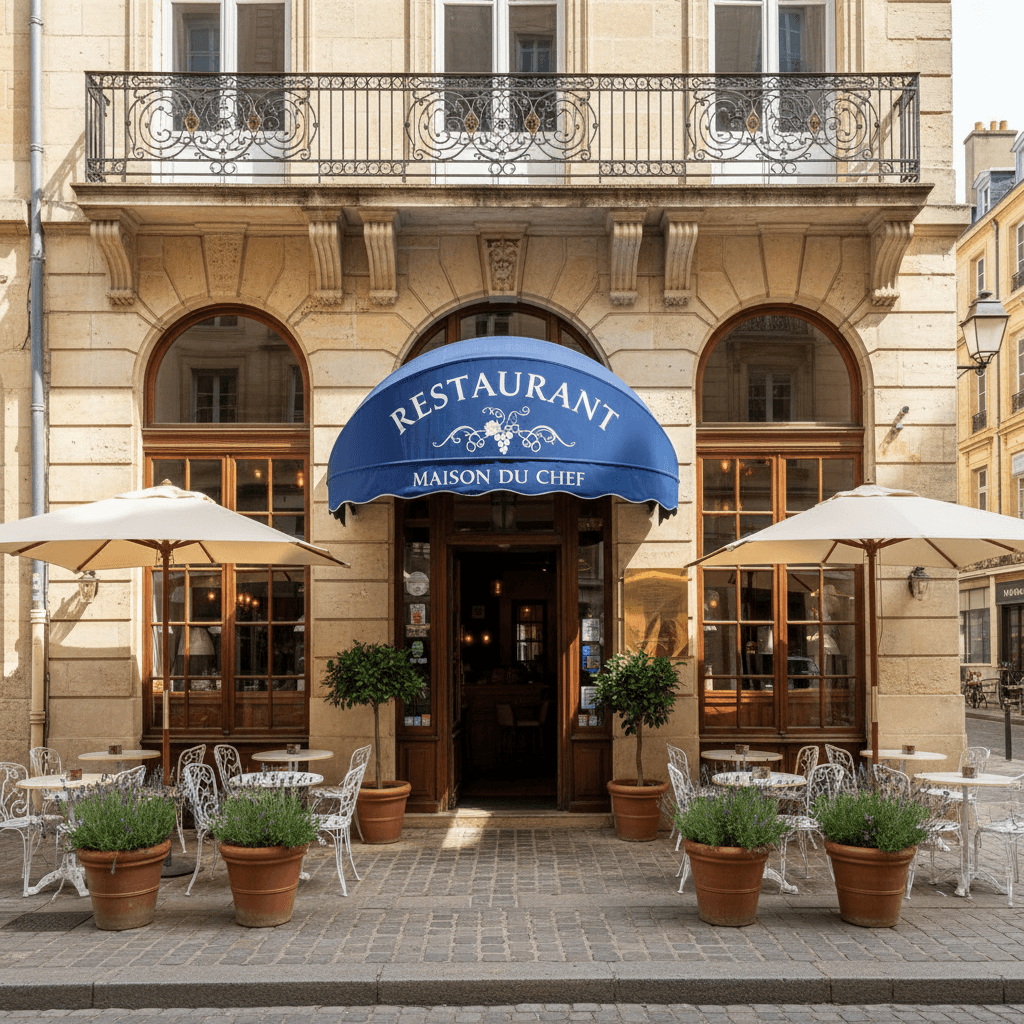Restaurant à Bordeaux : terrasse - licence IV