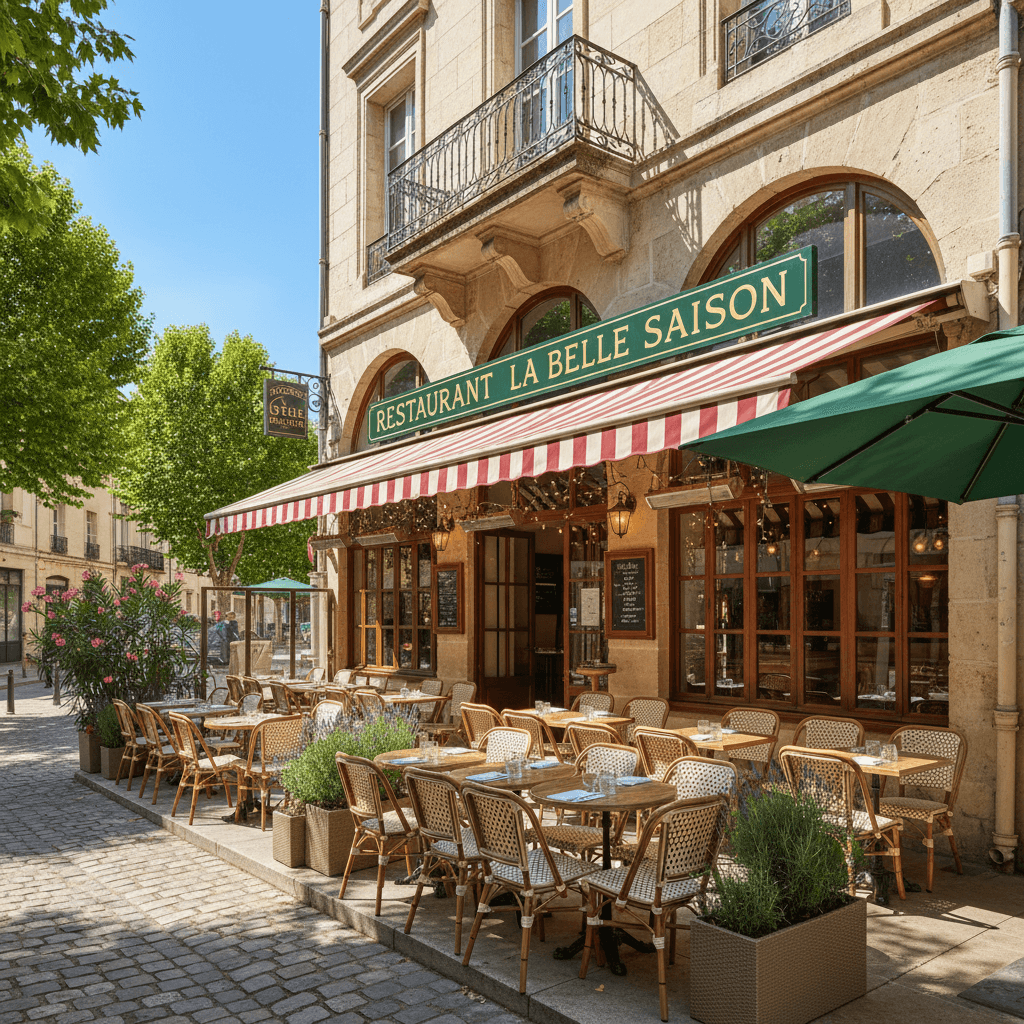 Restaurant 100m² à Montpellier : terrasse - extraction