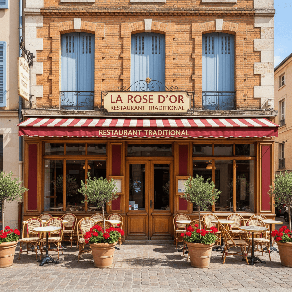 Restaurant 90m² à Toulouse : terrasse - extraction