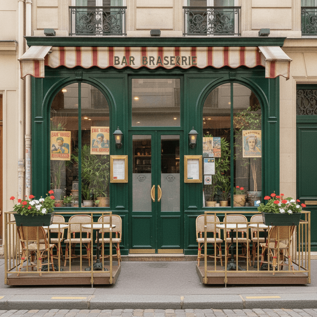 Bar-brasserie 20 couverts à Paris : licence IV - extraction