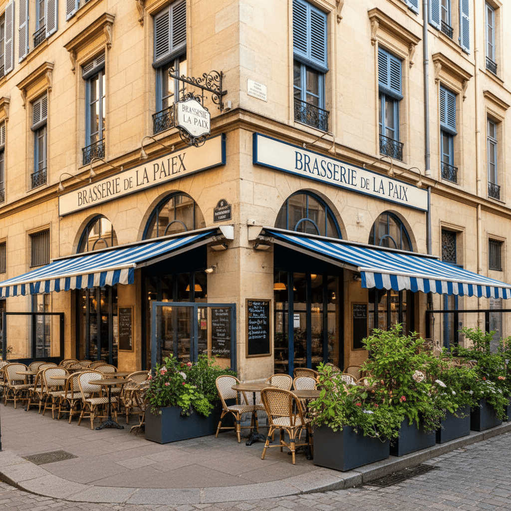 Restaurant à Lyon : terrasse - licence IV