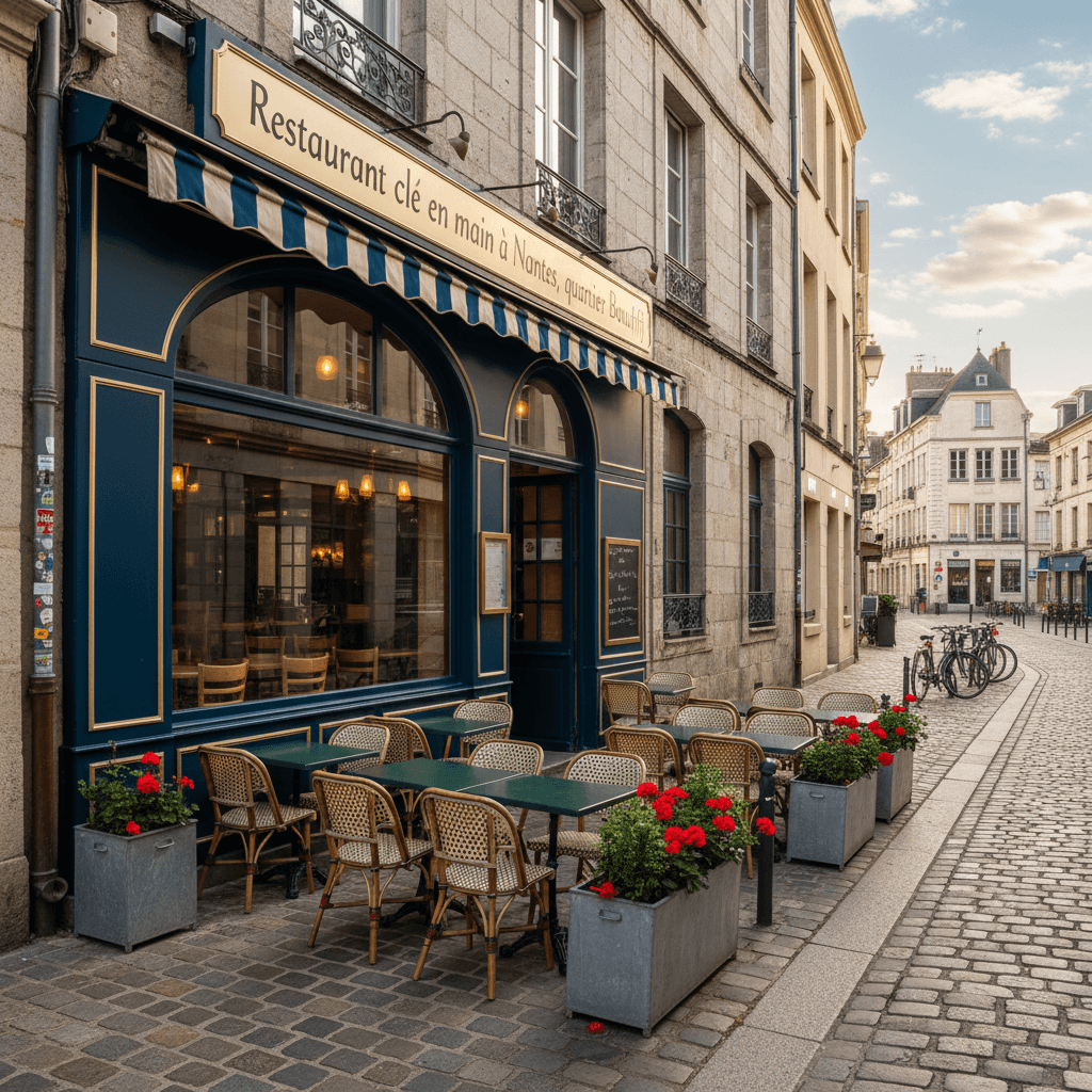Restaurant 100m² à Nantes : terrasse - extraction
