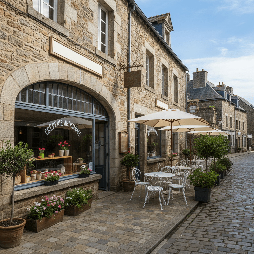 Restaurant 90m² à Guérande : terrasse - licence IV