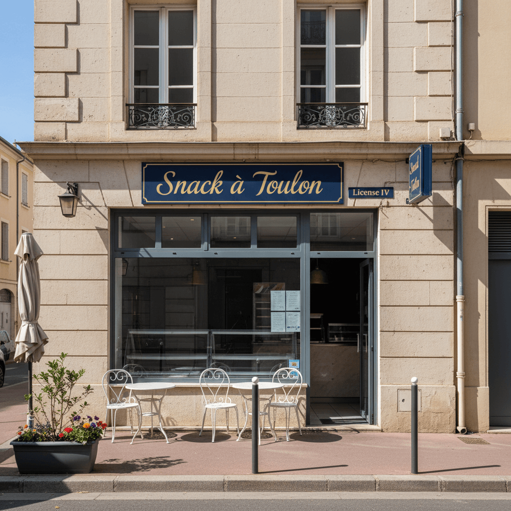 Snack à Toulon : licence IV