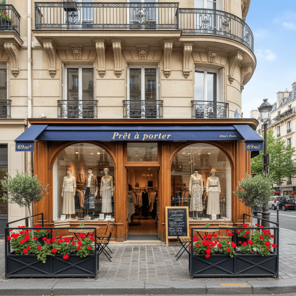 Prêt à porter 69m² à Paris en liquidation judiciaire