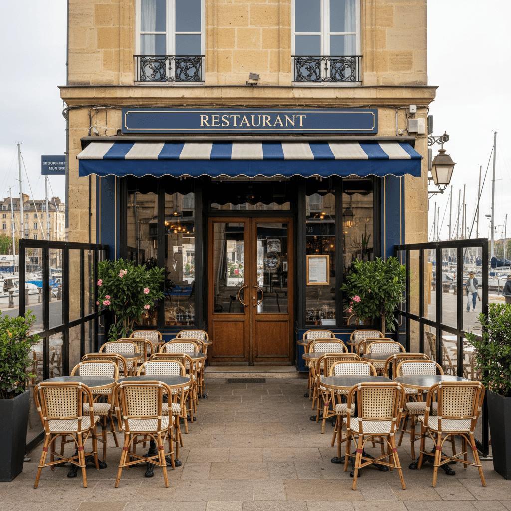 Restaurant 238m² à Bordeaux : terrasse - licence IV