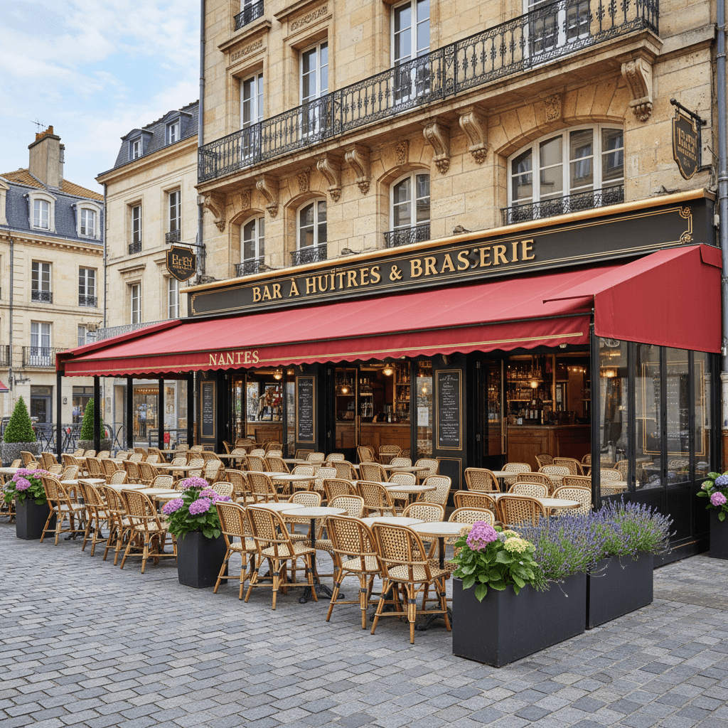 Bar-brasserie à Nantes : terrasse - licence IV