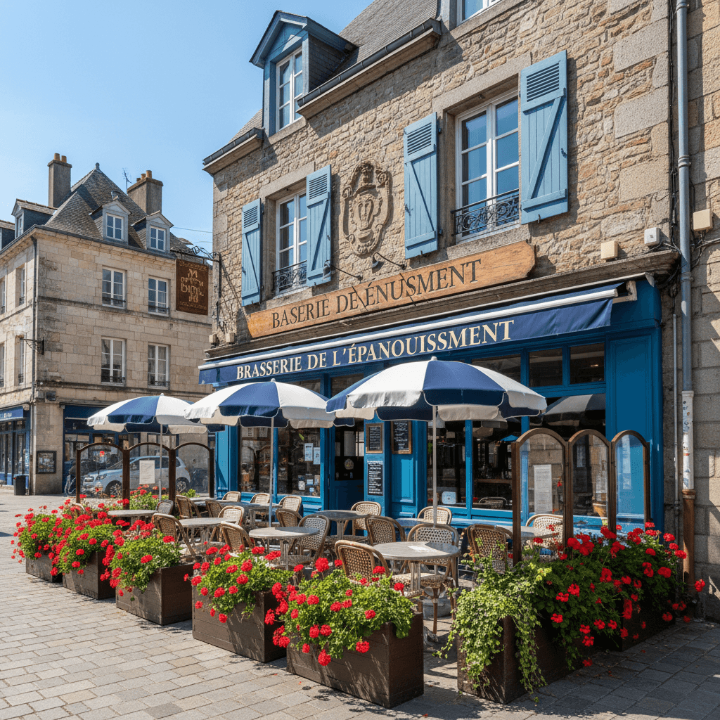 Restaurant à Rennes : terrasse - extraction