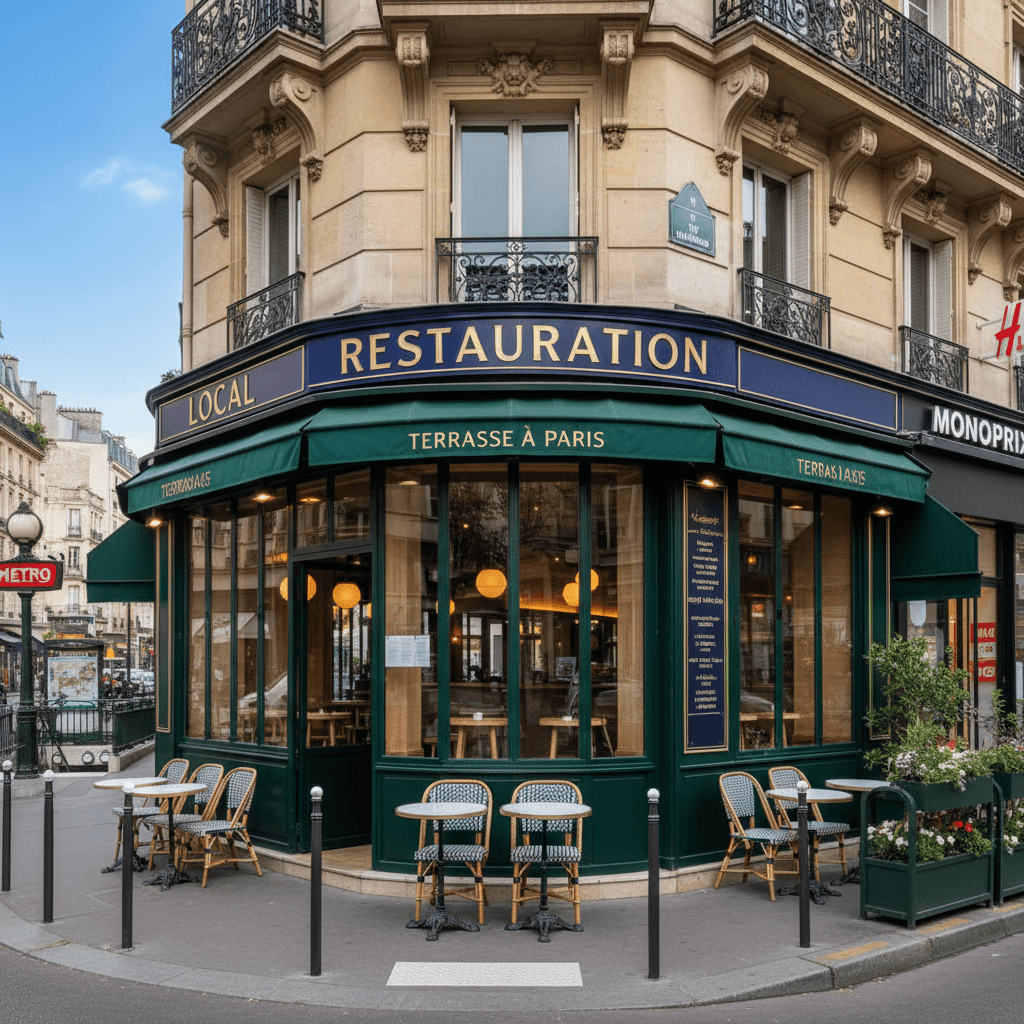 Local Restauration avec Terrasse à Paris