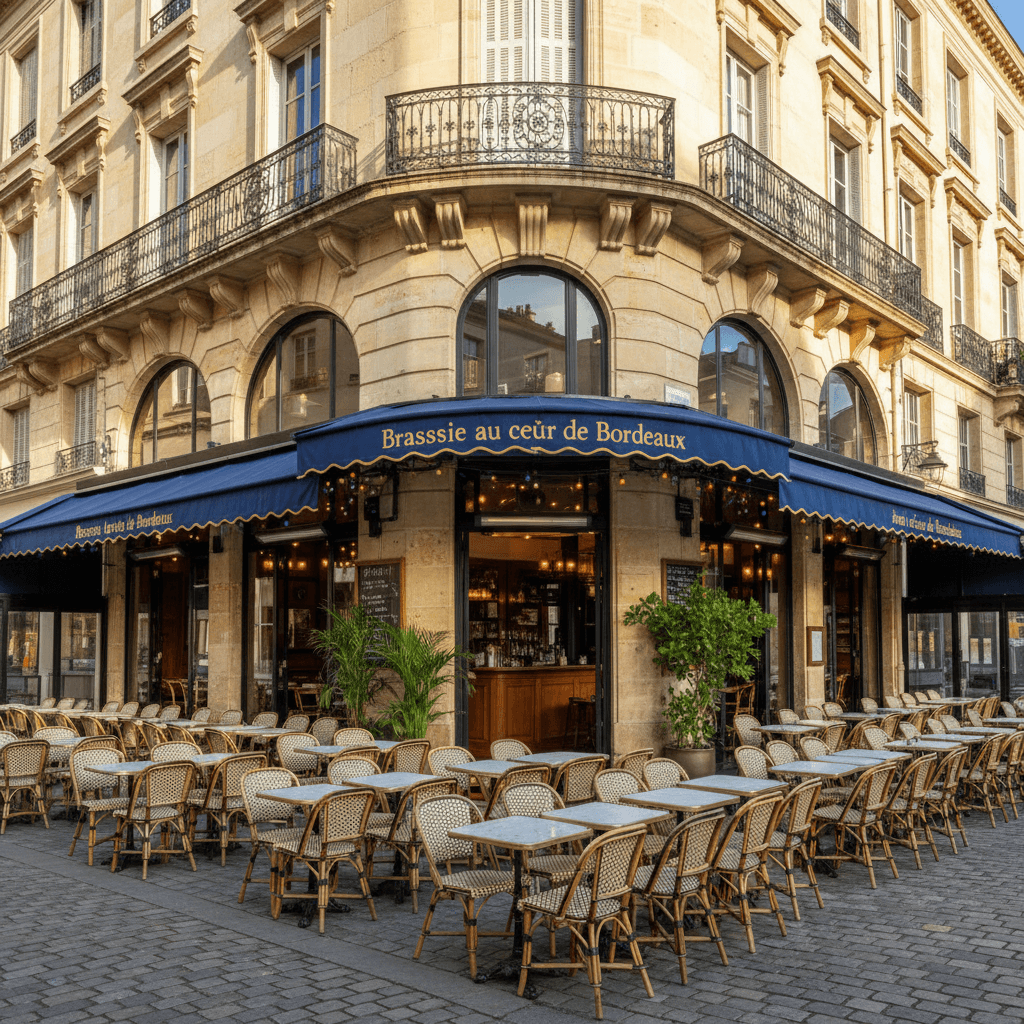 Bar-brasserie à Bordeaux : terrasse - licence IV